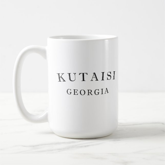 Kutaisi Georgia Kaffemugg (Vänster)