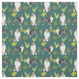 Kutavtryck av textilvävnader från Australian sheph Tyg