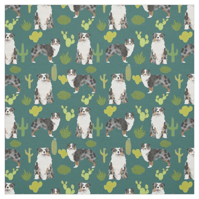 Kutavtryck av textilvävnader från Australian sheph Tyg (Provkarta)