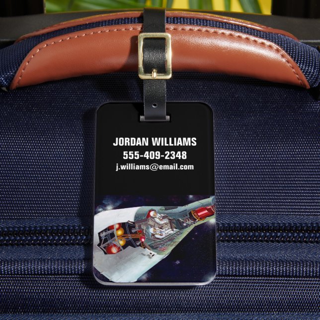 Kutaway en två personer Gemini-rymdfarkoster under Bagagebricka (Framsida Insitu 2)