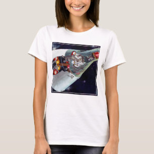 Kutaway en två personer Gemini-rymdfarkoster under T Shirt