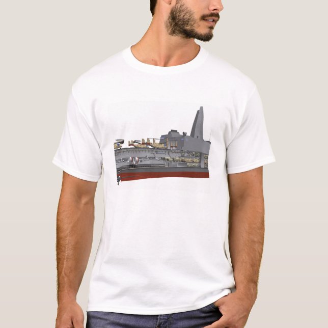 Kutaway-illustration T-shirt (Framsida)
