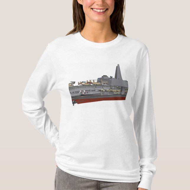 Kutaway-illustration Tee (Framsida)