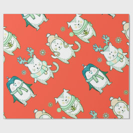 KUTDRAGNA DJURKRISTMASSARBETNING PRESENTPAPPER