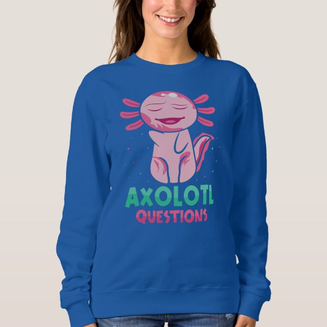 Kute Axolotl Ord Kids Outfit & Axolotl T Shirt (Framsida)