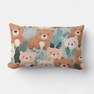Kute Bear Pillow Lumbarkudde