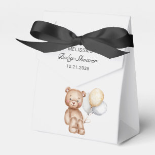 Kute Björn med babyskor för ballonger Presentaskar