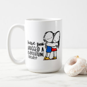 Kute BPD-medvetenhet Hug en gräns DBT Gift Kaffemugg