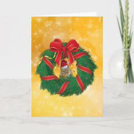 Kute Chipmunk-julfransfrand Helgkort