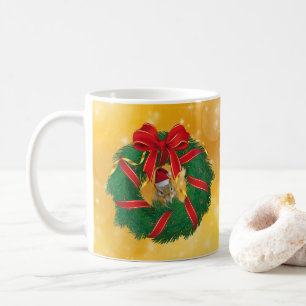 Kute Chipmunk-julfransfrand Kaffemugg