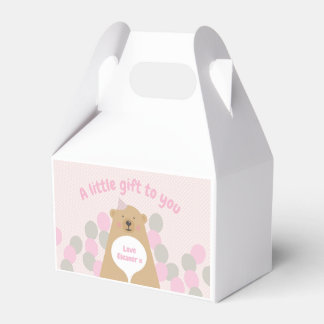 Kute Cudely Teddy Bear Birthday Favbox Presentaskar