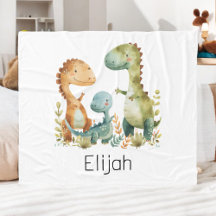 Kute Dinosaur Family Personlig Kids