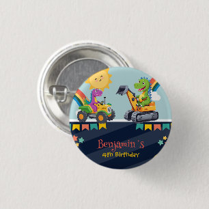 Kute dinosaurer traktor lastbil Rainbow balloon HB Knapp