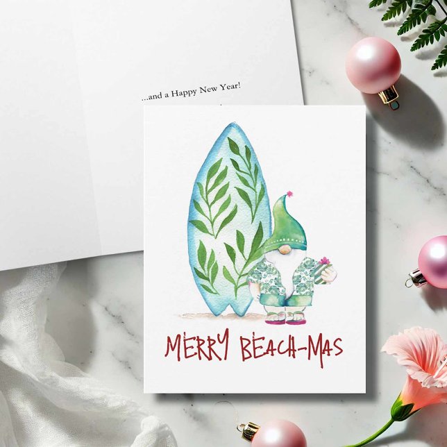 Kute - ej fototropisk persikokrök - julkort helgkort (Non photo Christmas cards designed with hand painted watercolor art by Victoria Grigaliunas)