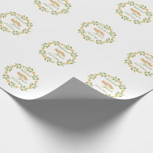 Kute, enkel vattenfärgsutandning för spädbarn Namn Presentpapper