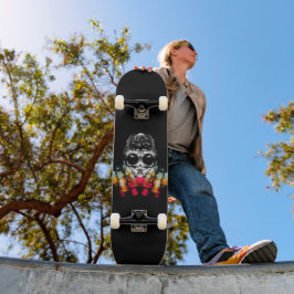 Kute Fall Spider med avdroppshatt Mini Skateboard Bräda 18,5 Cm