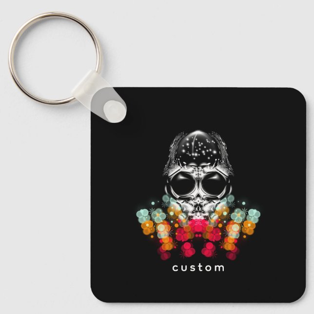 Kute Fall Spider med avdroppshatt Nyckelring (Framsida)