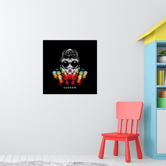 Kute Fall Spider med avdroppshatt Poster (Barnkammare 1)