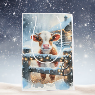 Kute Festive Cow-jul