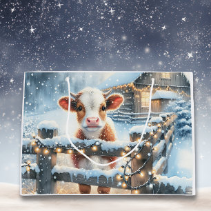 Kute Festive Cow-jul