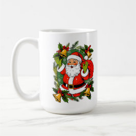 Kute Festive-Vintage, traditionell jul Kaffemugg