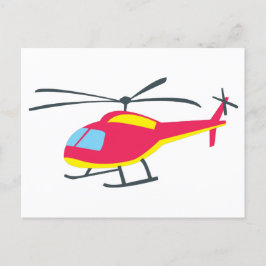 Kute flyghelikopter helg vykort