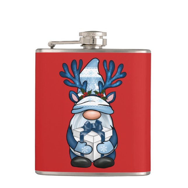 Kute Gnome Reindeer-jullagringsStuffer Fickplunta (Framsidan)