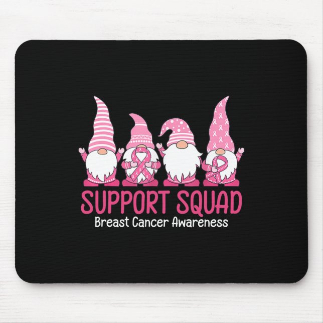 Kute Gnome Support Squad Breast Cancer Awareness Musmatta (Framsidan)