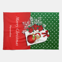 Kute Helgdag julklapp Kökshandduk