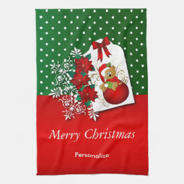 Kute Helgdag julklapp Kökshandduk