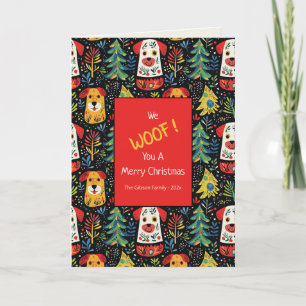 Kute Hundar, julklapp för julklapp Helgkort