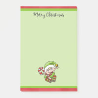 Kute Jul Elf med Candy cane God jul