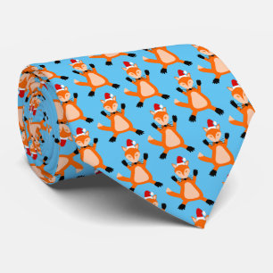Kute Jul Fox Patterned Slips