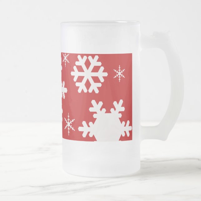 Kute Jul - Frosted Glass Mugg! Frostat Ölglas (Höger)