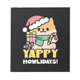 Kute Jul-Hund - Yappy Howlidays Anteckningsblock
