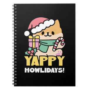 Kute Jul-Hund - Yappy Howlidays Anteckningsbok
