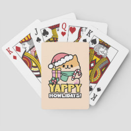 Kute Jul-Hund - Yappy Howlidays Casinokort