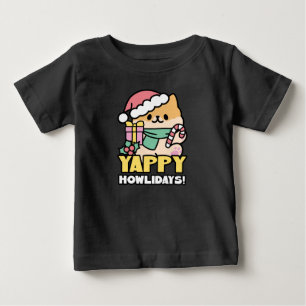 Kute Jul-Hund - Yappy Howlidays T Shirt