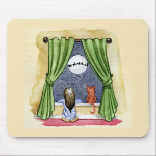 Kute jul, Kväll, underkläder och Kattunge, vattenf Musmatta