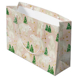 Kute Jul-Polarna Bears i Evergreen Forest