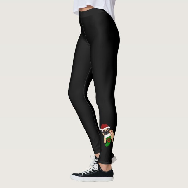 Kute Julgslagning Leggings (Vänster)