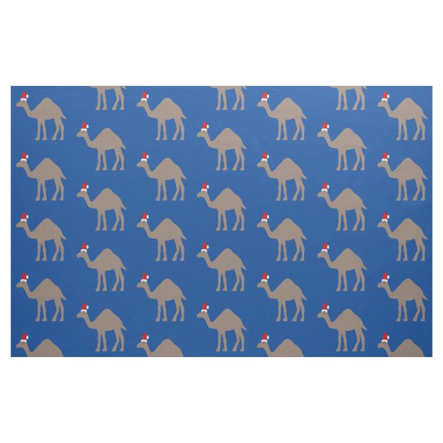 Kute julkamel, mönstrad tyg (Fat Quarter)