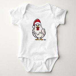 Kute Julkyckling, Helgdag Chick, Santa Chick T Shirt