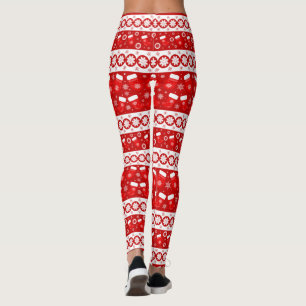 Kute JulMittens & Stockings, lång tid Leggings