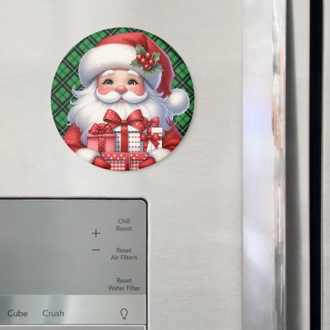 Kute jultomten till kylskåpet magnet (In Situ (Fridge))