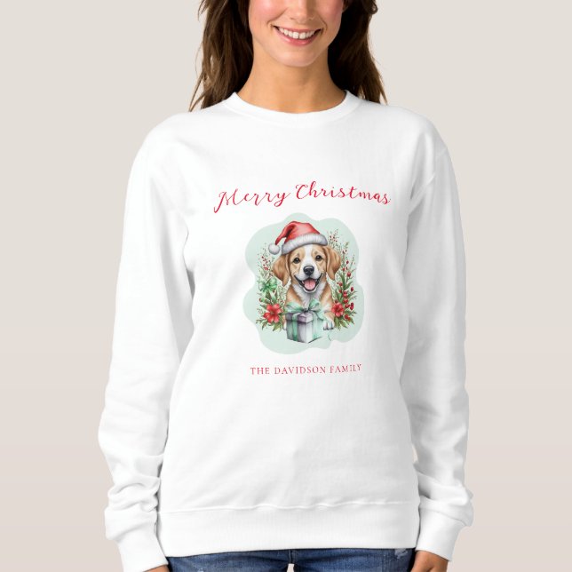 Kute Julvalp T Shirt (Framsida)