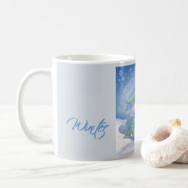 Kute Julvinterblåsor Kaffemugg