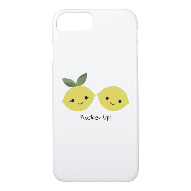 Kute Kawaii Lemons Case-Mate iPhone Skal (Baksida)