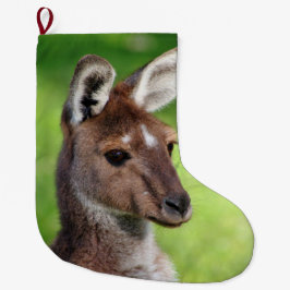 Kute Little Kangaroo-julklapp Stor Julstrumpa