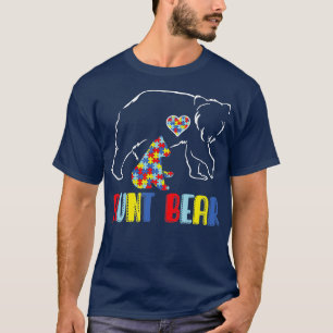 Kute Moster Bear Autism Awareness T Shirt